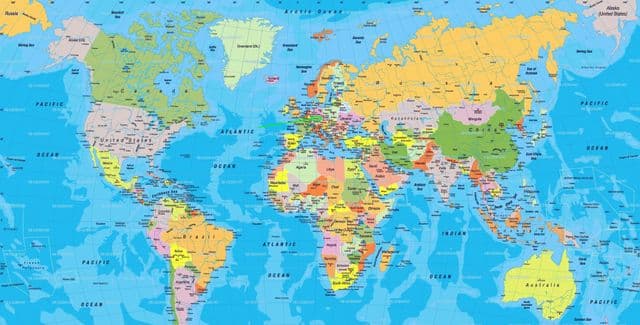 موقع فرانكفورت على خريطة العالم