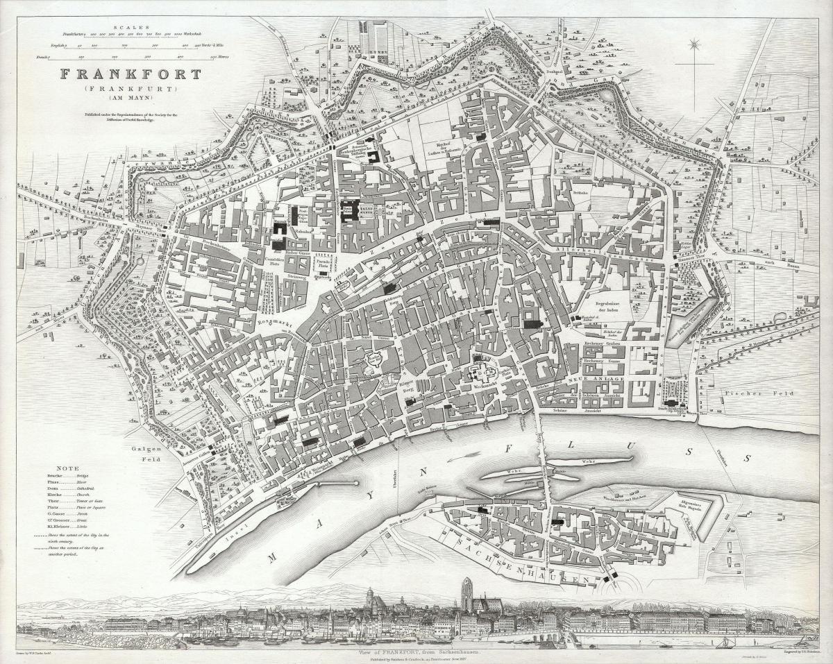 خريطة فرانكفورت التاريخية